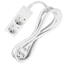 스윗홈 16A 일반 접지 멀티탭 2구, 2.5m, 1개