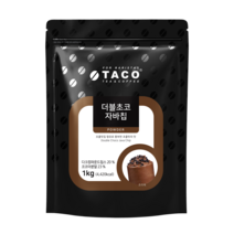 타코 더블초코 자바칩 프라페 믹스 파우더, 1kg, 1개