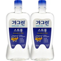 가그린 스트롱 구강청결제, 1200ml, 2개입