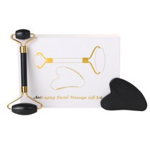 온클릭 흑옥 마사지 롤러 괄사 세트, 혼합색상, 1세트