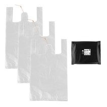 무상표 손잡이비닐봉투 백색 특대 27 x 45 cm 10L 100p, 3개