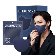 참존 톤업핏 마스크 댄디업 네이비 중형, 25개입, 1개