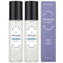 딥쉬 니치 퍼퓸 섬유향수 100ml, 퓨어코튼, 2개