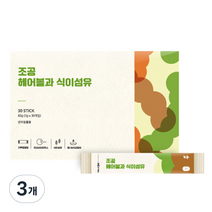 조공 반려동물 영양제, 헤어볼 + 식이섬유 혼합맛, 3개
