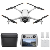 [쿠팡수입] DJI 미니3 플라이모어 콤보 플러스 + RC 조정기, 혼합색상