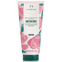 더바디샵 브리티쉬 로즈 바디 로션 꽃향, 200ml, 1개