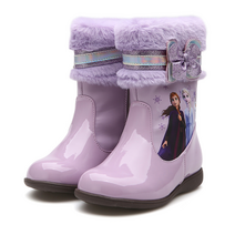 웨버 여성용 겨울왕국 퍼부츠 WV20110