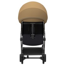 와이업 기내반입 지니 제로2 휴대용 유모차, 프레임(블랙), 시트(블랙), 캐노피(베이지)