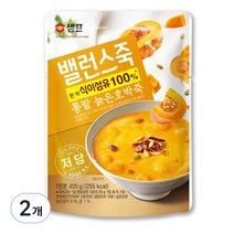 샘표 밸런스죽 통팥 늙은호박죽, 420g, 2개