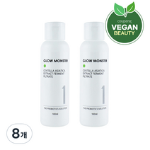 글로우몬스터 프로바이오틱스 병풀 발효 추출물 원액, 100ml, 8개