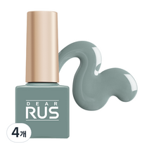 디어러스 원스텝 젤네일, D580 민트에이드, 5ml, 4개