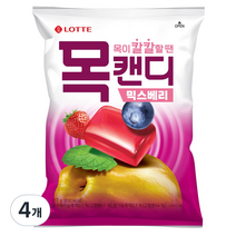 롯데제과 목캔디 믹스베리, 217g, 4개