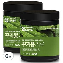 조은약초 프리미엄 꾸지뽕잎 가루, 6개, 200g