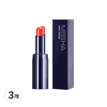 미샤 듀이 루즈 립스틱 3.3g, RD01 허니애플, 3.4g, 3개