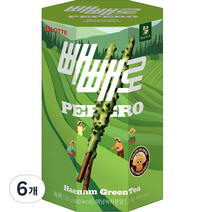 빼빼로 녹차 4p, 132g, 6개