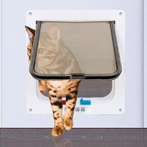 딩동펫 반려동물 펫도어, 화이트