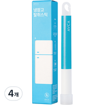 아브카 살균 99.9% 냉장고 탈취스틱 본품, 4ml, 4개