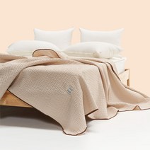 플란뉴 리미니 3중직 선염 시어서커 여름이불, 베이지