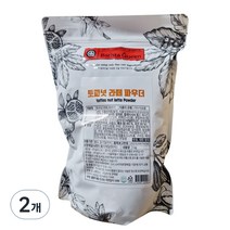 바리스타퀸 토피넛 라떼 파우더, 1kg, 2개, 본품