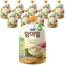 맘마밀 안심 이유식, 미역과 소고기, 10개