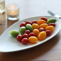 에라토 페블 롱 접시, 화이트