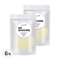 허브나래 국내산 볶은돼지감자 분말 가루, 200g, 6개