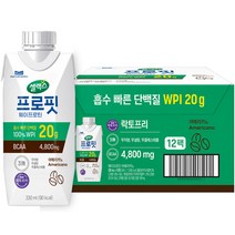 셀렉스 프로핏 웨이프로틴 아메리카노, 12개, 330ml