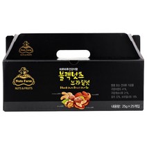 넛츠팜 블랙넛츠 브라질넛, 25g, 25개입