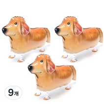 동물 은박풍선 걸어다니는 리트리버, 혼합색상, 9개