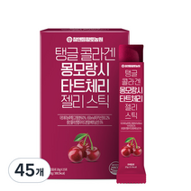 참앤들황토농원 탱글 콜라겐 몽모랑시 타트체리 젤리스틱, 300g, 3개