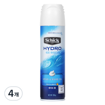 쉬크 하이드로 쉐이브 폼, 4개, 250g
