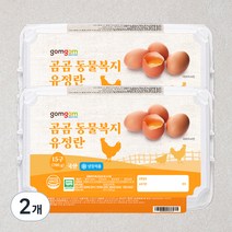 곰곰 동물복지 유정란, 15구, 2개