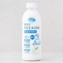 덴마크 드링킹 요구르트 포스트 바이오틱스 플레인, 750ml, 1개