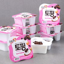 요플레 토핑 다크초코, 125g, 12개