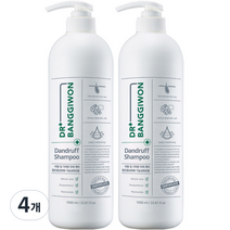 닥터방기원 댄드러프 비듬케어 탈모샴푸, 1000ml, 4개