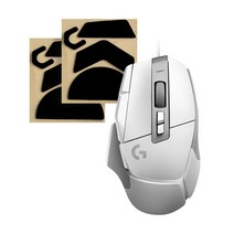 로지텍 G502 X 게이밍 유선 마우스 MU0088 + 마우스 피트 2p 세트, 화이트(마우스)