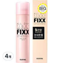 쏘내추럴 파우더포룸 올 데이 타이트 메이크업 세팅 픽서, 250ml, 4개