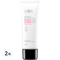 미바 이온칼슘 미네랄 비비크림 SPF50+ PA+++ 50ml, 2개