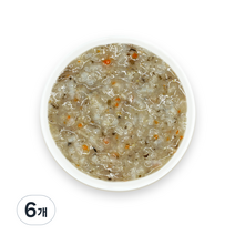 짱죽 유아용 실온 이유식 중기 죽 2, 모듬버섯죽, 160g, 6개