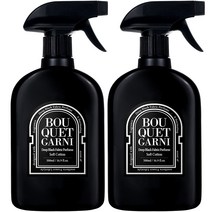 부케가르니 딥 블랙 섬유탈취제 소프트코튼, 500ml, 2개