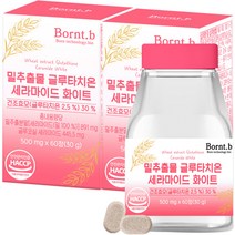 본트비 밀추출물 글루타치온 세라 마이드 티크 화이트, 60정, 2개