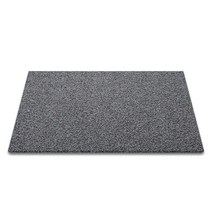 순수 코일 현관매트 120 x 100 cm 두께 12mm, 그레이 + 블랙, 1개