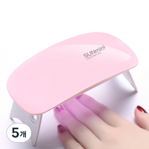 에스엠에코랩 SUN 미니 젤램프, 핑크, 5개