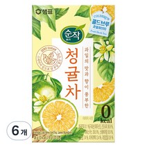 순작 청귤차 티백, 1.8g, 20개입, 6개