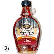 THE MAPLE TREAT CORPORATION 그레이트 메이플시럽, 3개, 250ml