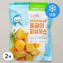 풀무원 풀스키즈 오트밀가루를 넣은 동글이 피쉬까스 (냉동), 2개, 500g
