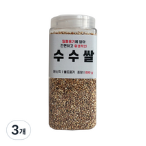 대한농산 통에담은 수수쌀, 3개, 800g