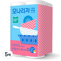 모나리자 다용도 에어볼 키친타올 160p, 5팩, 8개입