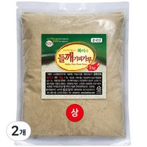 복이네먹거리 탈피 들깨가루 상, 1kg, 2개