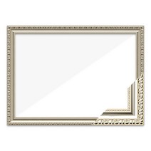 빌리프프레임 고급형 보석십자수 수지액자 30 x 40 cm, 실버